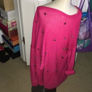Off he shoulder sweater